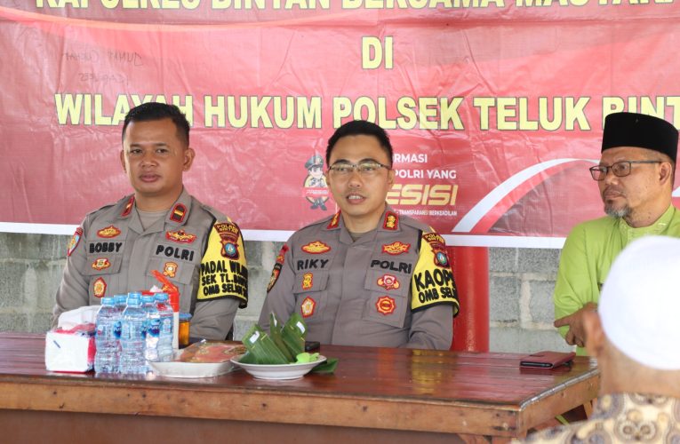 Jumat Curhat Kapolres Bintan Dengan Masyarakat Teluk Bintan