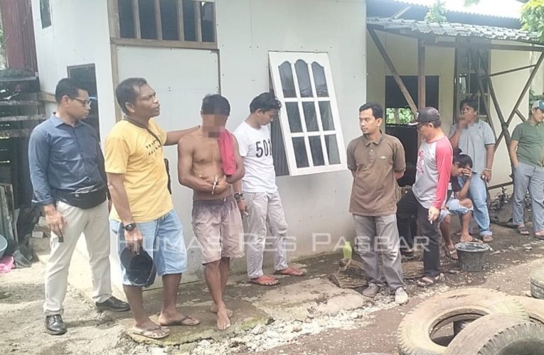 AZ Diringkus Satuan Resnarkoba Polres Pasaman Barat Saat Edarkan Sabu