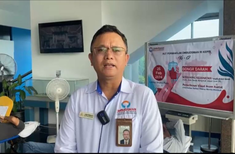 HUT Ombudsman RI Kepri ke 12 Giat Donor Darah, Bakti Sosial hingga Outbond