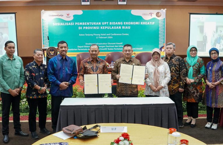 UPT Bidang Ekraf Kemenparekraf Kepri Pilot Project Pertama di Daerah