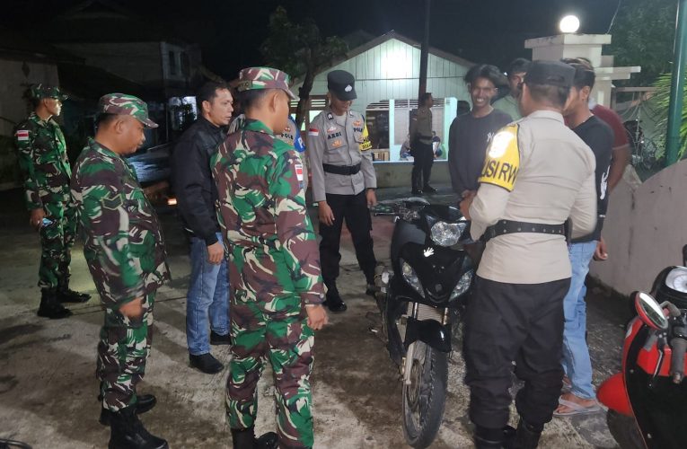 Guna Menciptakan Situasi Kondusif, Polres Kepulauan Anambas Laksanakan Patroli KRYD bersama TNI