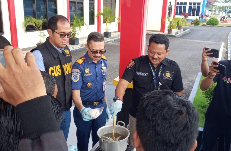 Polres Bintan Musnahkan 925 Gram Sabu Senilai Ratusan Juta Rupiah, Tersangka di Ancam Hukuman Mati