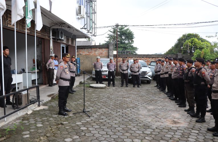 Kapolresta Tanjungpinang Memastikan Pengamanan Optimal dalam Rapat Pleno Pemilu 2024