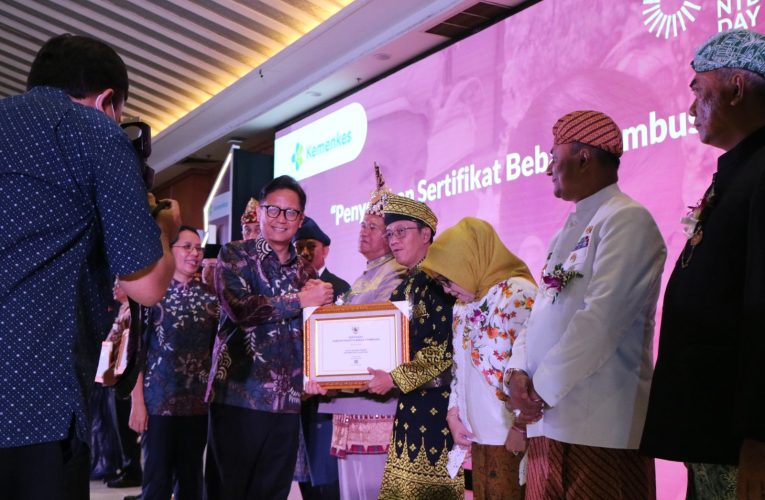 Pemerintah Kota Tanjungpinang Raih Sertifikat Bebas Frambusia dari Kementerian Kesehatan RI
