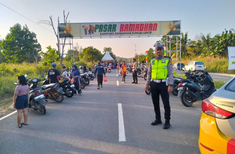 Polres Bintan Perkuat Pengamanan Pasar Tumpah untuk Ciptakan Rasa Aman Selama Ramadhan