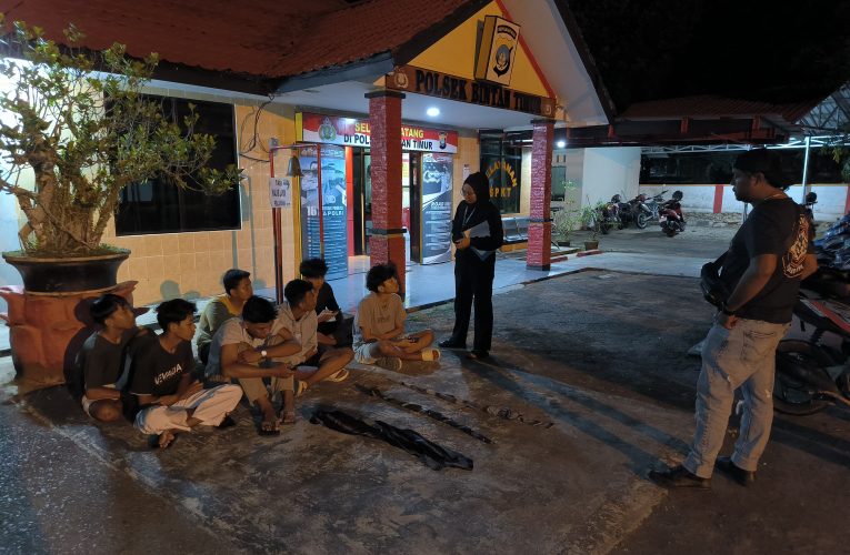 Polsek Bintan Timur Amankan Remaja yang Akan Lakukan Perang Sarung