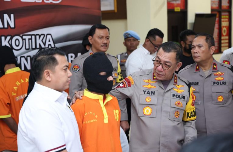 Kapolda Kepri Pimpin Konferensi Pers Ungkap 36 Kasus Narkoba Selama Februari – Maret 2024