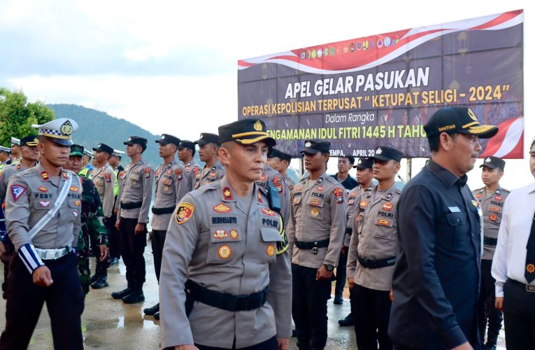 Polres Kepulauan Anambas Gelar Apel Operasi Ketupat 2024 untuk Sambut Idul Fitri 1445H