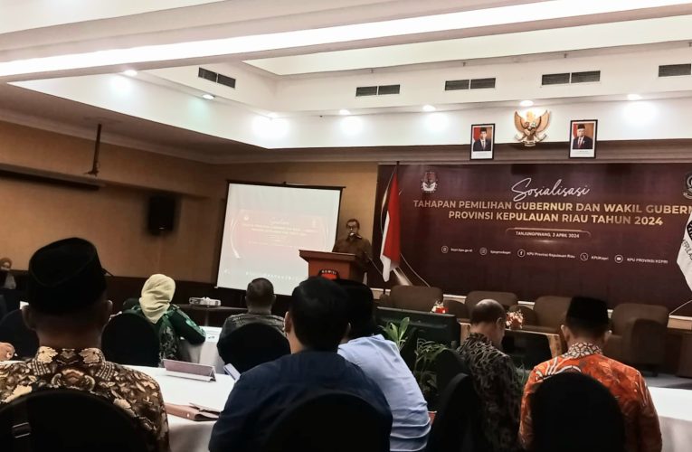 KPU Kepri Gelar Sosialisasi Tahapan Pemilihan Kepala Daerah 2024