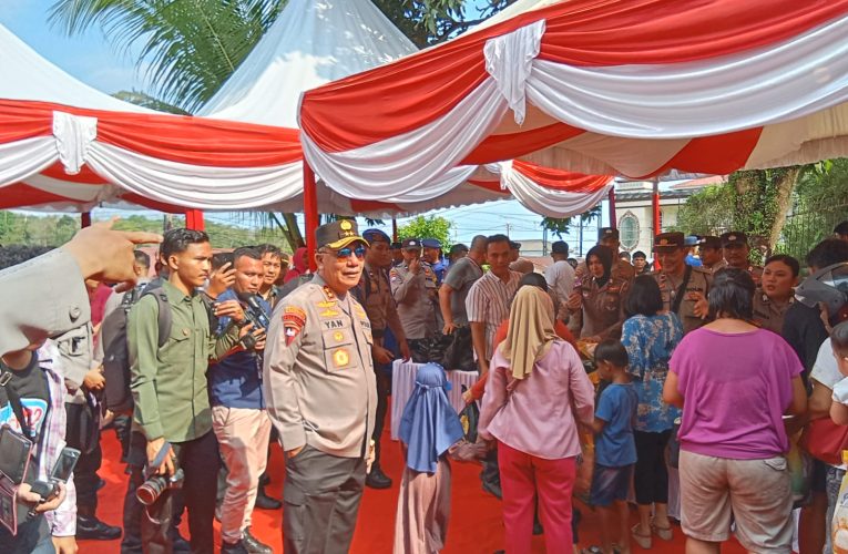 Ribuan Paket Sembako Kapolda Kepri 1 Jam Ludes di Serbu Masyarakat 