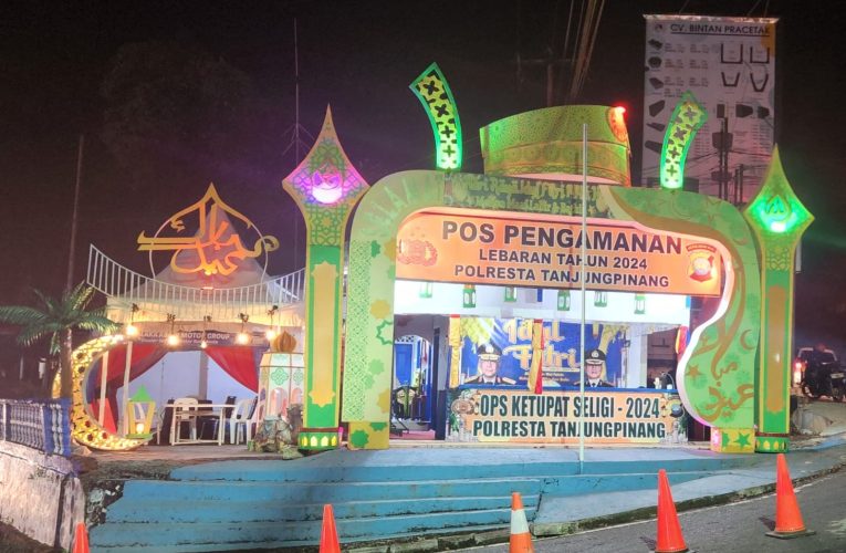 Perlombaan Pos Pengaman Seligi Ketupat 2024 Meriahkan Idul Fitri di Tanjungpinang