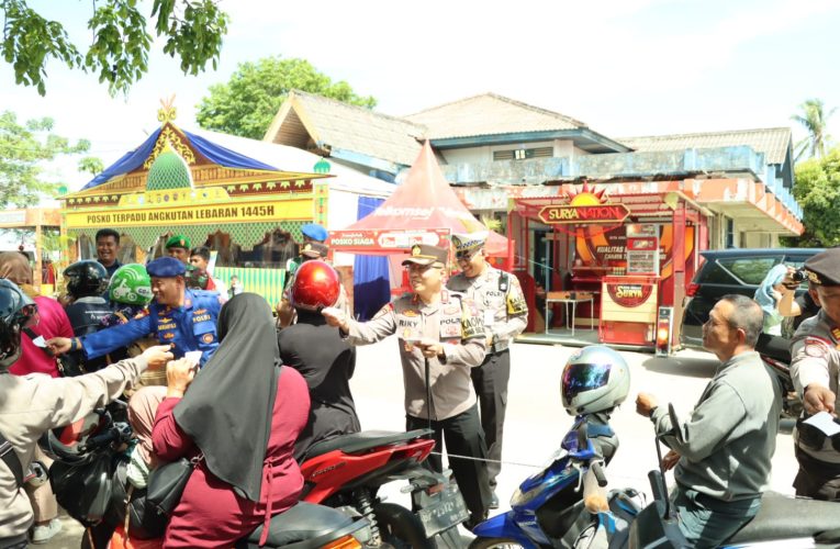 Kapolres Bintan Berikan Tiket Balik Gratis untuk Pemudik Setelah Lebaran