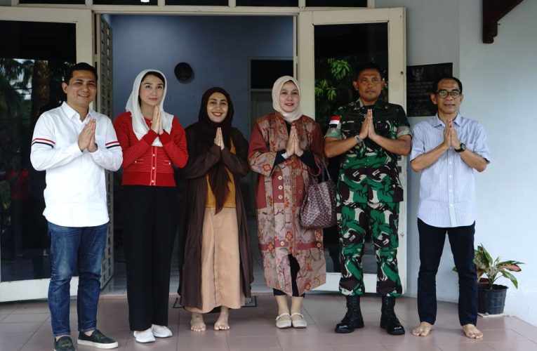 Danlanud RHF dan Wakil Bupati Bintan Halal Bihalal dan Kunjungi Ketua PWI Kepri 