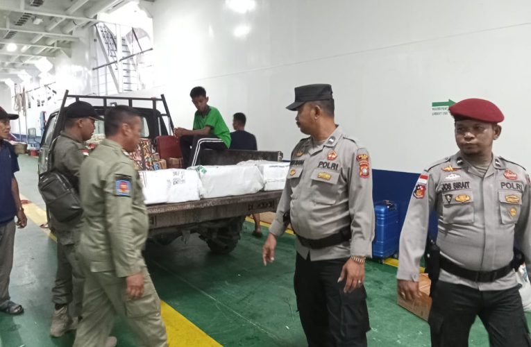 Operasi Ketupat Seligi 2024, Polres Bintan Berhasil Amankan Miras di Pos Pengamanan Tambelan