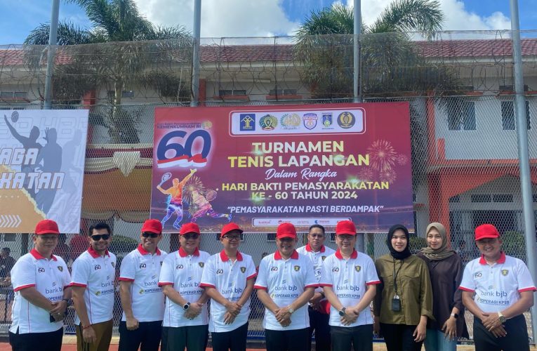 Turnamen Tenis Lapangan Meriahkan Hari Bakti Pemasyarakatan ke-60
