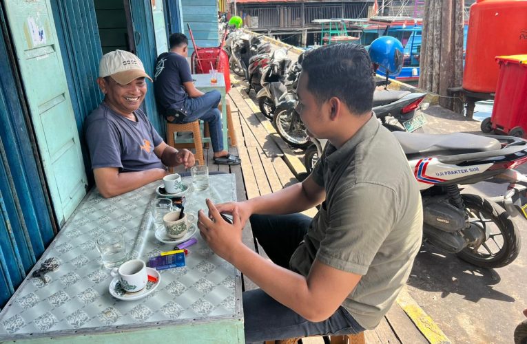 Antisipasi Aksi Unras Dihari Buruh, Unit Intelkam Polsek Siantan Lakukan Koordinasi Dengan Ketua Buruh TKBM Tarempa