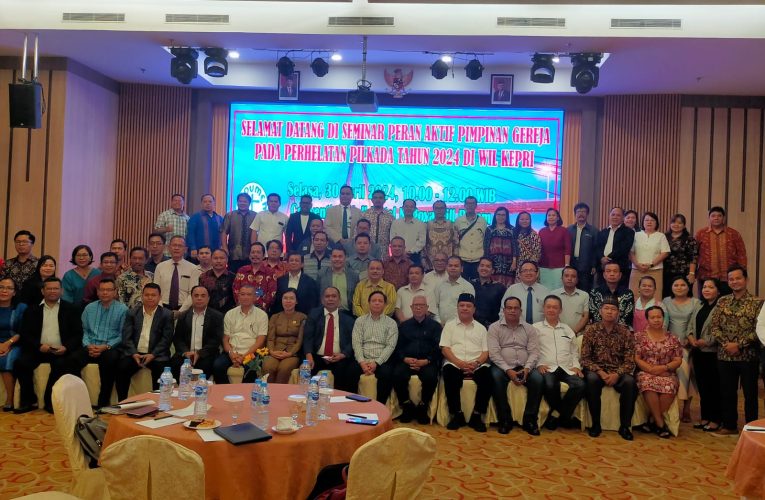 Persekutuan Gereja Indonesia Wilayah Kepri Ajak Pimpinan Gereja Aktif dalam Pilkada Serentak 2024