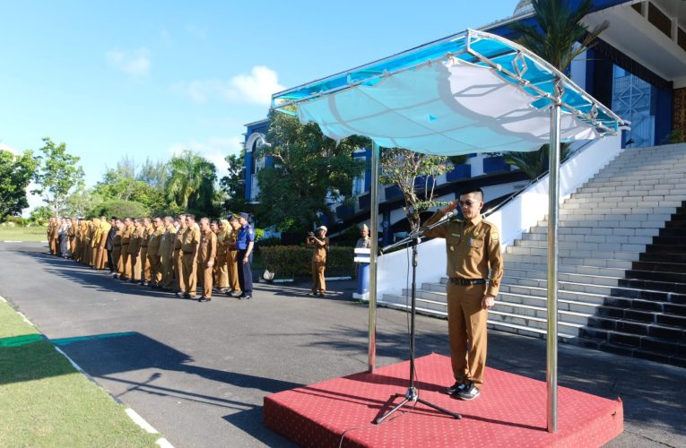 Pimpin Apel Bersama Pegawai Pemko Tanjungpinang, Hasan Instruksikan Pegawai Tegakkan Kedisiplinan dalam Bekerja