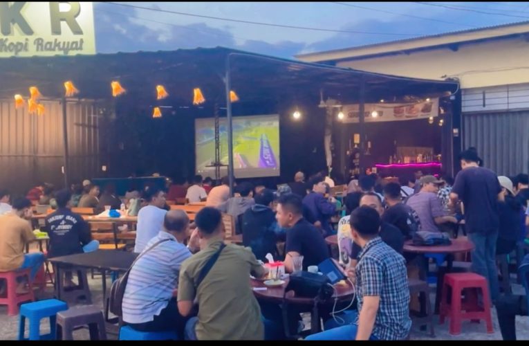 Nobar di KKR Tanjungpinang Pecah, Meski Indonesia Kalah