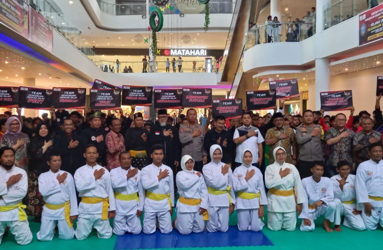 Ratusan Peserta Meriahkan Kejuaraan Pencak Silat di Tanjungpinang City Centre