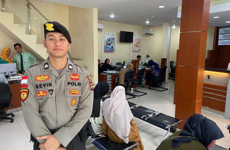 Jaga Keamanan Objek Vital Bank, Sat Samapta Polres Kepulauan Anambas Rutin Laksanakan Pengamanan