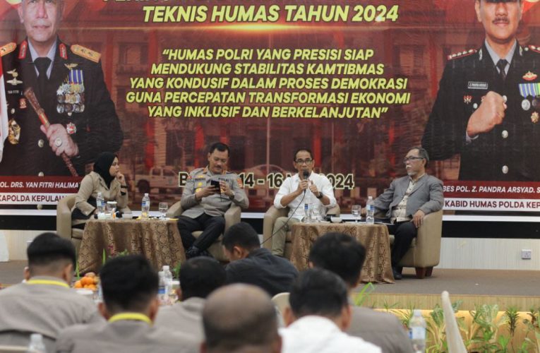 Polisi Tekankan Pentingnya Kompetensi Kehumasan dan Responsivitas dalam Berkomunikasi dengan Media