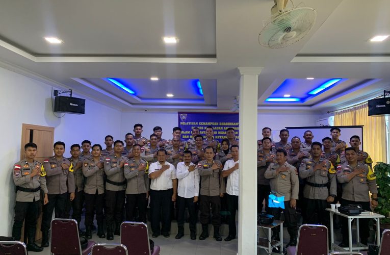 Pelatihan Bhabinkamtibmas Polres Anambas Tingkatkan Ketahanan Pangan di Kepulauan Anambas
