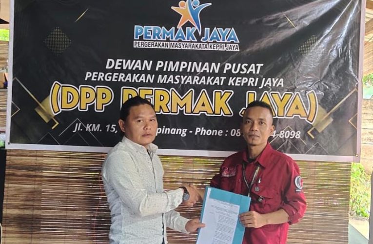 SK Pengurs Carateker DPD PERMAK JAYA Kota Tanjung Pinang Diserahkan