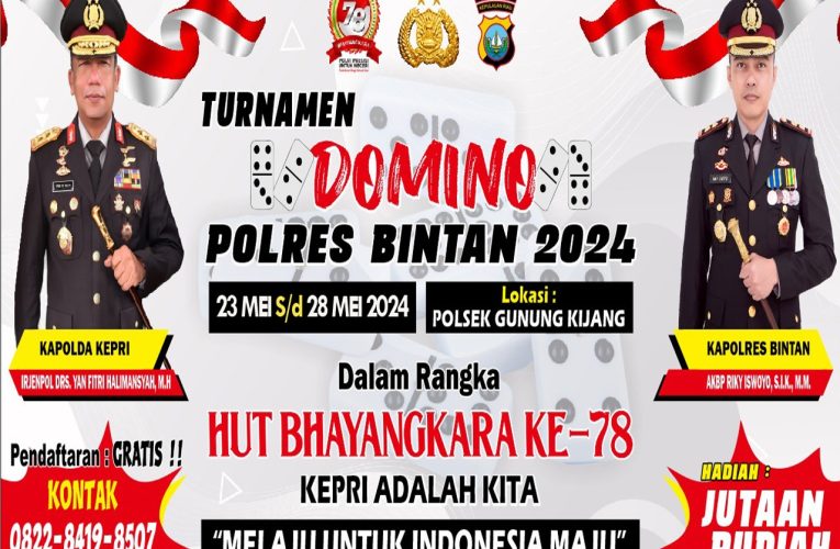 Polres Bintan Gelar Berbagai Turnamen untuk Meriahkan HUT Bhayangkara ke-78