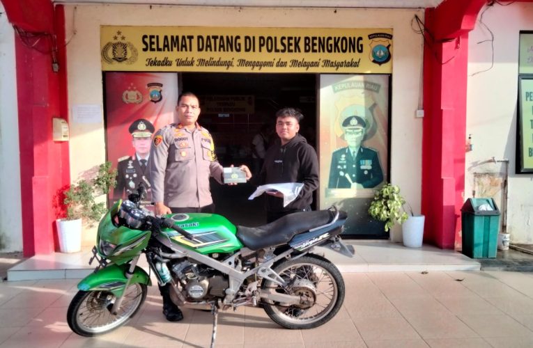 Senyum Reza saat Motor yang Dicuri Kini Kembali Lagi: Terima Kasih Polsek Bengkong