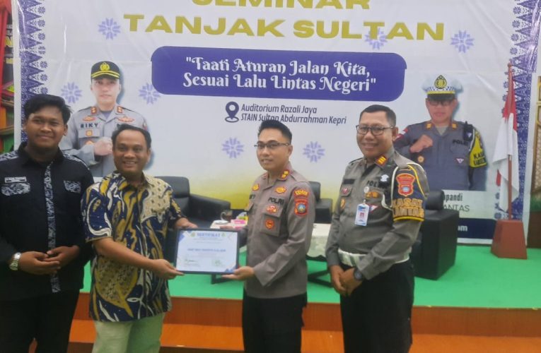 Sat Lantas Polres Bintan Gelar Seminar Tanjak Sultan Bersama Mahasiswa STAIN Abdurahman