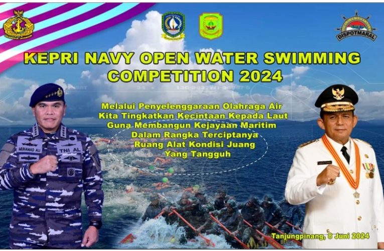 Pemprov Kepri Siap Kolaborasi Sukseskan Navy Open Water Swimming Kepri 2024