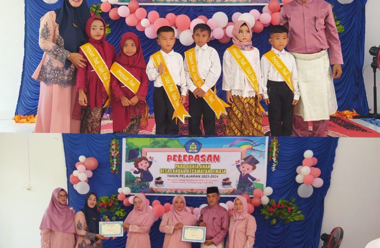 Pelepasan PAUD Dunia Anak Desa Landak Dimeriahkan Tarian Menggemaskan