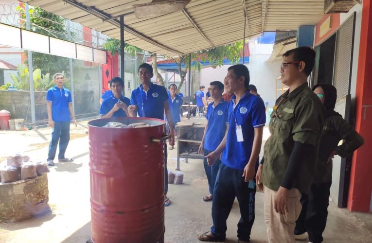 Pelatihan Kemandirian Budidaya Jamur Tiram di Lapas Narkotika Kelas IIA Tanjungpinang