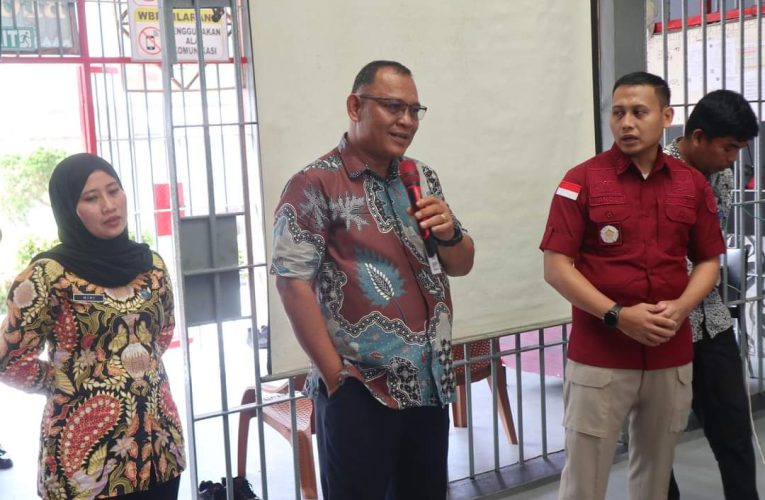 Kepala Sub Bidang Pelayanan Tahanan Kemenkumham Kepri Tinjau Program Rehabilitasi Sosial di Lapas Narkotika Kelas IIA Tanjungpinang