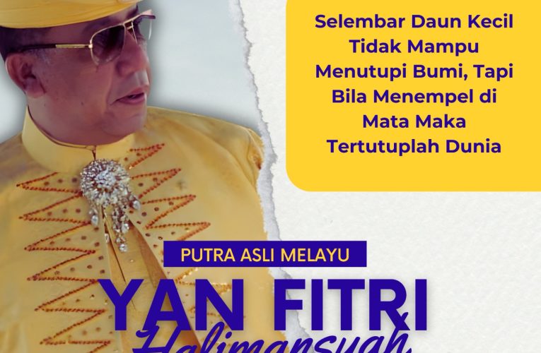 Yan Fitri Halimansyah, Mengajak Masyarakat KEPRI Melihat Dunia dengan Perspektif Luas