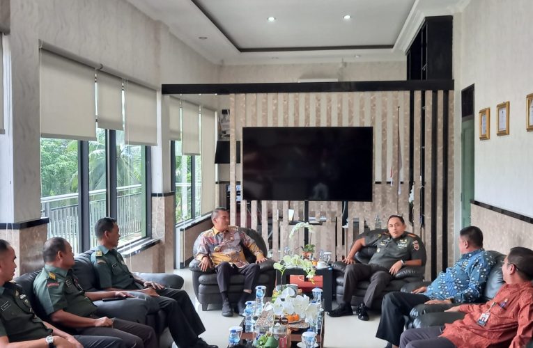 Jalin Hubungan Silaturahmi, Pj Walikota Tanjungpinang Andri Bertemu Dandim 0315 Tanjungpinang