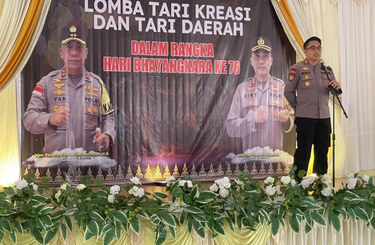 Polres Bintan Gelar Lomba Tari Kreasi Sambut HUT Bhayangkara ke-78