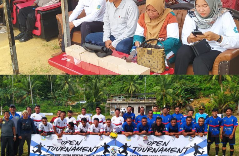 Open Turnamen CUB 1 Desa Rewak Dibuka, Pertandingan Persahabatan Antara Kades vs BPD se-Pulau Jemaja