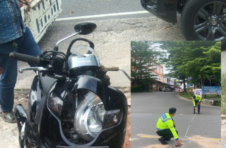 Kecelakaan Lalu Lintas di Simpang Kijang Kencana 3, Diduga Mobil Dinas Ganti Plat Hitam
