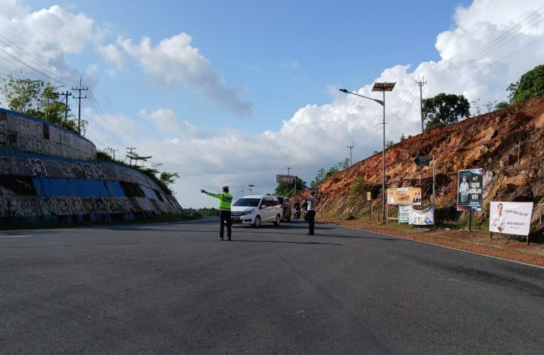 Personel Polres Bintan Rutin Melaksanakan Pengaturan Lalu Lintas, Bentuk Pelayanan di Pagi Hari