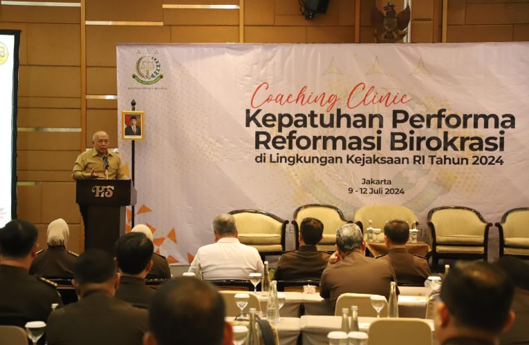 Wakil Jaksa Agung Buka Coaching Clinic Kepatuhan Reformasi Birokrasi di Kejaksaan RI