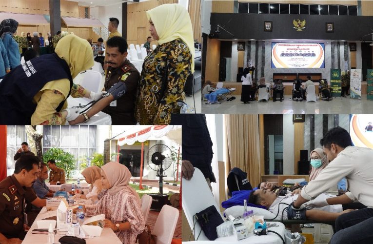 Menyambut Hari Bhakti Adhyaksa Ke-64, Kejati Kepri Gelar Donor Darah dan Pemeriksaan Kesehatan Gratis