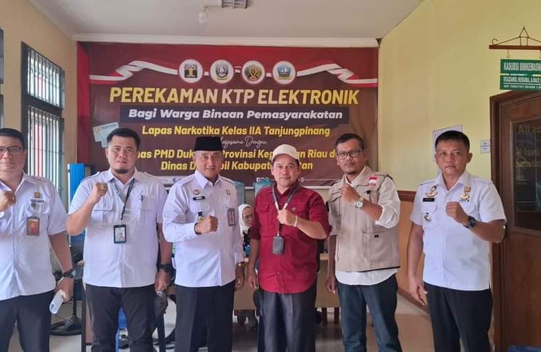Perekaman KTP-Elektronik dan Pendaftaran Identitas Digital di Lapas Narkotika Kelas IIA Tanjungpinang