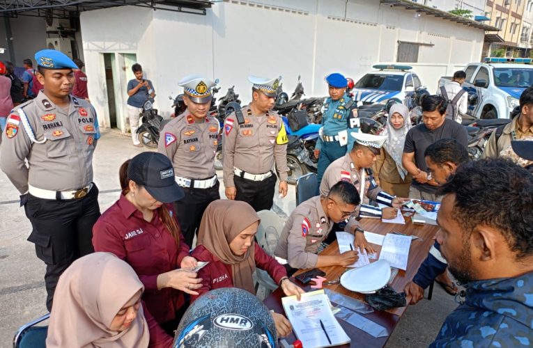 Operasi Patuh Seligi 2024 di Bintan, Tim Gabungan Lakukan Pemeriksaan Jalan