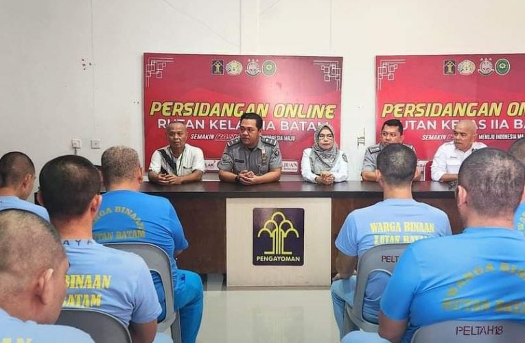 Kanwil Kemenkumham Kepri Gelar Monitoring dan Penyuluhan Hukum di Rutan Batam