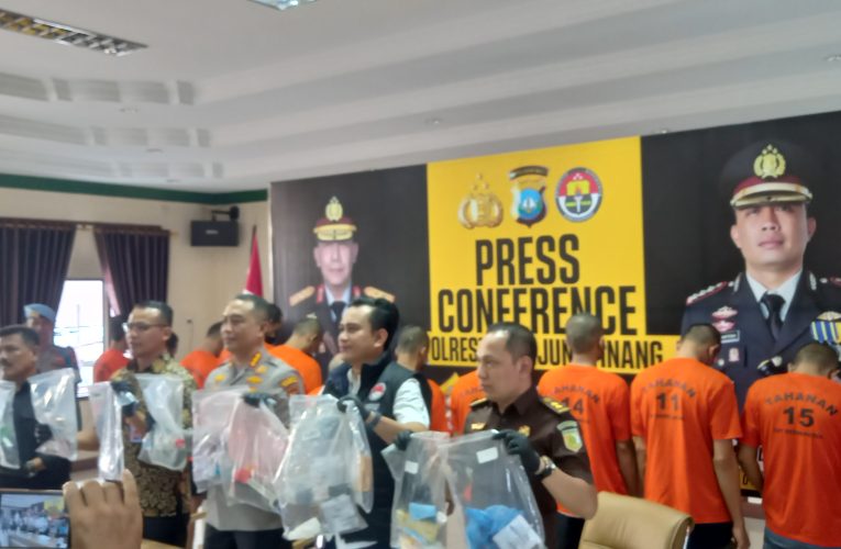 Polresta Tanjungpinang Ungkap 10 Kasus Narkotika, Tangkap 12 Tersangka dalam Sebulan