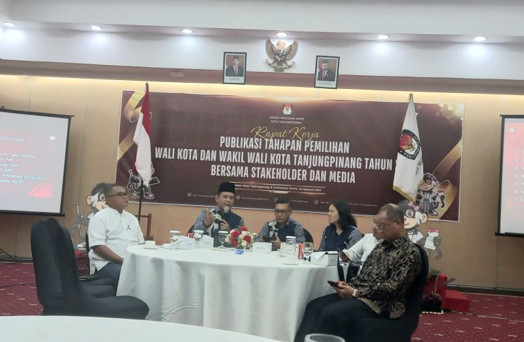 KPU Tanjungpinang Gelar Rapat Publikasi Tahapan Pilkada 2024, 95 Hari Menuju Pemilihan