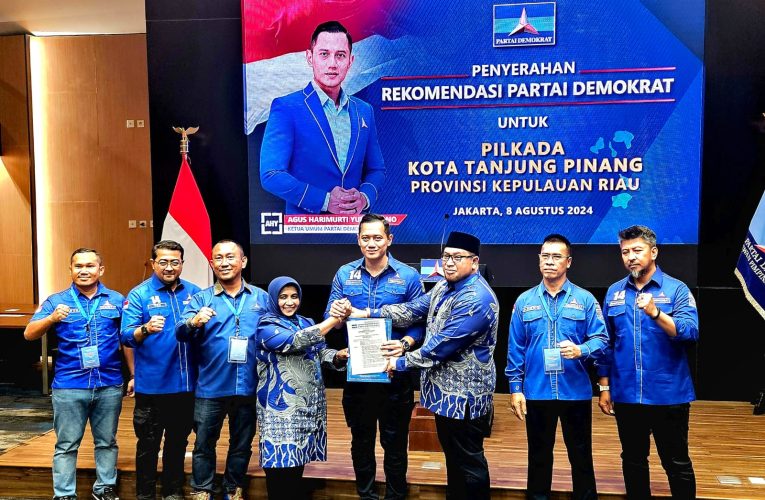 Demokrat Resmi Dukung Rahma-Rizha Hafiz sebagai Pasangan Calon Wali Kota dan Wakil Wali Kota Tanjungpinang