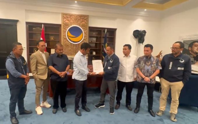 Pasangan Rudi-Rafiq Terima Form B-1 KWK, Nasdem Siap Menangkan Pilkada Kepri